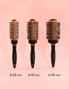 BrushArt Hair Ceramic round hairbrush perie ceramică pentru păr Ø 43 mm 1 buc
