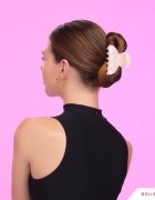 BrushArt Hair Claw clip clamă de păr Pink 1 buc