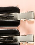 BrushArt Hair Creaseless clips agrafe de par culoare Black