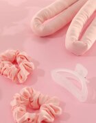 BrushArt Hair Heatless hair curling set set pentru ondularea părului Pink