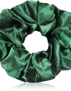 BrushArt Hair Large satin scrunchie set Elastice pentru par Brown & Green