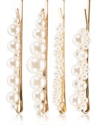BrushArt Hair Pearl clips agrafe de par 4 buc