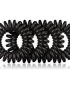 BrushArt Hair Rings Elastice pentru par Black 4 buc
