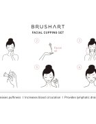 BrushArt Home Salon Facial cupping set set de accesorii pentru cuppingul feței