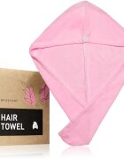 BrushArt Home Salon Hair towel prosop pentru păr Pink