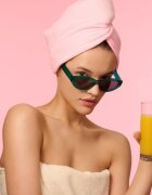 BrushArt Home Salon Hair towel prosop pentru păr Pink