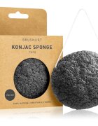 BrushArt Home Salon Konjac sponge burete exfoliant blând faciale Charcoal 5 g
