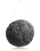 BrushArt Home Salon Konjac sponge burete exfoliant blând faciale Charcoal 5 g