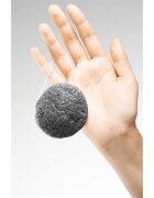 BrushArt Home Salon Konjac sponge burete exfoliant blând faciale Charcoal 5 g