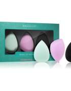 BrushArt Make-up Sponge Set burete pentru machiaj AQUAMARINE GREEN