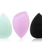 BrushArt Make-up Sponge Set burete pentru machiaj AQUAMARINE GREEN