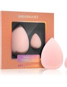 BrushArt Make-up Sponge Set Mini me - Nude burete pentru machiaj MINI ME - NUDE