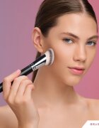 BrushArt Professional B11 Angled foundation brush pensula pentru machiaj B11 1 buc