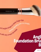 BrushArt Professional B11 Angled foundation brush pensula pentru machiaj B11 1 buc