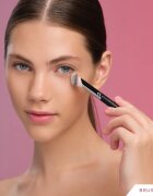 BrushArt Professional B12 Angled concealer brush pensula pentru corector B12 1 buc
