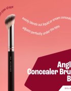 BrushArt Professional B12 Angled concealer brush pensula pentru corector B12 1 buc