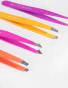 Brushworks Combination Tweezer Set set pensete pentru sprâncene tip Brights 4 buc