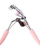 Brushworks Eyelash Curler Pink cleste pentru curbarea genelor 1 buc