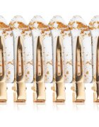 Brushworks Gold Flake No Crease Clips agrafe de par transparente 6 buc