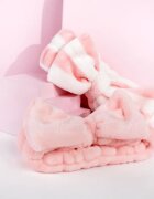 Brushworks Makeup Headbands bentiță cosmetică cu fundă