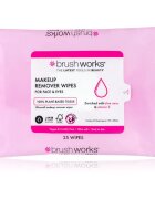Brushworks Makeup Remover Wipes șervețele demachiante pentru make-up 25 buc