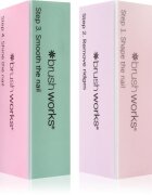 Brushworks Pastel Buffing Blocks bloc de lustruire pentru unghii