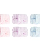 Brushworks Pastel Microfibre Wrist Wash Bands brățară absorbantă pentru spălarea feței 6 buc