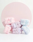 Brushworks Pastel Microfibre Wrist Wash Bands brățară absorbantă pentru spălarea feței 6 buc