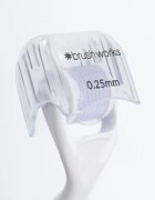 Brushworks Progression Micro Needle Derma Roller aplicator cu micro-ace faciale 025 mm 1 buc