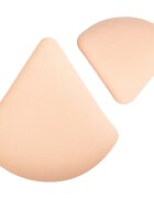 Brushworks Triangular Powder Puff Duo aplicator spumă asupra machiajului