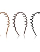 Brushworks Zig Zag Headbands bentiță pentru păr 3 buc