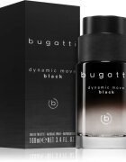 Bugatti Dynamic Move Black Eau de Toilette pentru bărbați 100 ml