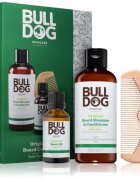 Bulldog Original Beard Care Kit set cadou pentru barbati Peach Wood 104 cm