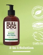 Bulldog Original Beard & Face Wash gel de curățare pentru barbati 2in1 300 ml