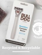 Bulldog Sensitive Ceramic Razor Aparat de ras + rezervă lame 9 bucati