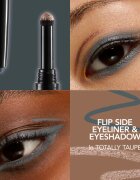 Buxom FLIP SIDE DUAL-ENDED EYELINER & SHADOW Crema umbre ochi si linii in creion culoare Totally Taupe 0.78 g