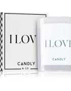 Candly & Co. I Love lumânare parfumată 250 g