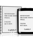 Candly & Co. Never make the same mistake twice lumânare parfumată 250 g