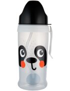 Canpol babies BabiesBoo Sport Cup sticlă pentru sport cu pai cu greutăți Panda 1 buc