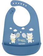 Canpol babies Bonjour Paris Bibs bavețică Blue 1 buc