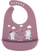 Canpol babies Bonjour Paris Bibs bavețică Pink 1 buc