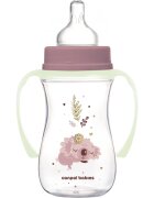 Canpol babies EasyStart Sleepy Koala 240 ml biberon pentru sugari 3 m+ Pink 1 buc