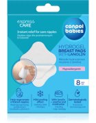 Canpol babies Hydrogel Breast Pads comprese din hidrogel pentru protejarea mameloanelor inflamate cu lanolină 8 buc