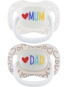Canpol babies MUM&DAD suzetă 6-18 m 2 buc