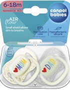 Canpol babies MUM&DAD suzetă 6-18 m 2 buc