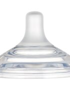 Canpol babies Natural Shape tetină pentru biberon 12m+ 2 buc