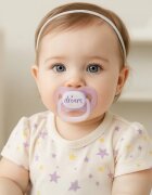 Canpol babies NIGHTGLOW Girl suzetă 0-6 m 2 buc