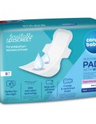 Canpol babies Postpartum Pads With Wings absorbante postnatale pentru noapte 8 buc