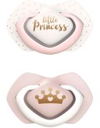 Canpol babies Royal Baby A 0-6 m suzetă Pink 2 buc