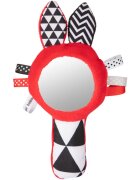 Canpol babies Sensory jucărie fluierătoare contrastantă cu oglinda mica 0m+ 1 buc